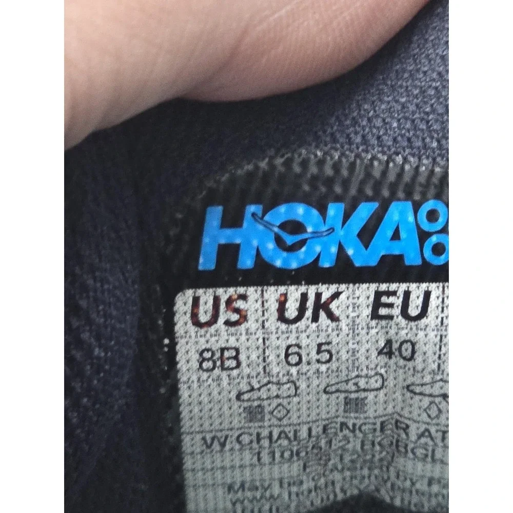 Hoka One One Challenger ATR‎ 6 Women's Trail Running Shoes Black Aqua Size 8B